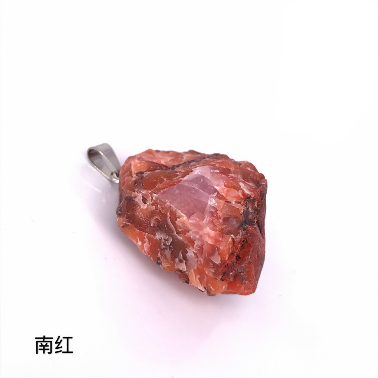 Chakra Healing Raw Gemstones and Natural Clear Quartz Dowsing Pendulum Hexagonal Point Stones Pendant