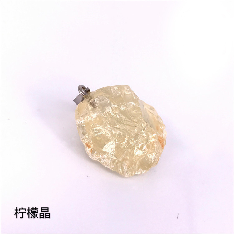 Chakra Healing Raw Gemstones and Natural Clear Quartz Dowsing Pendulum Hexagonal Point Stones Pendant