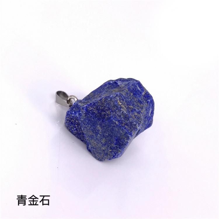Chakra Healing Raw Gemstones and Natural Clear Quartz Dowsing Pendulum Hexagonal Point Stones Pendant