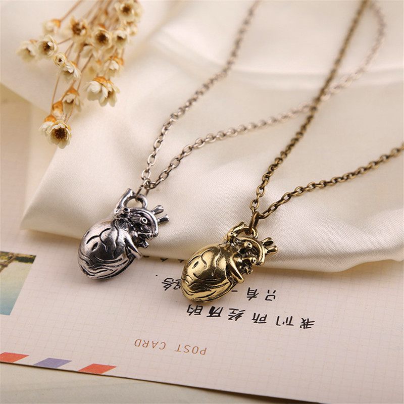 Men's Anatomical Heart Pendant Necklace accessories