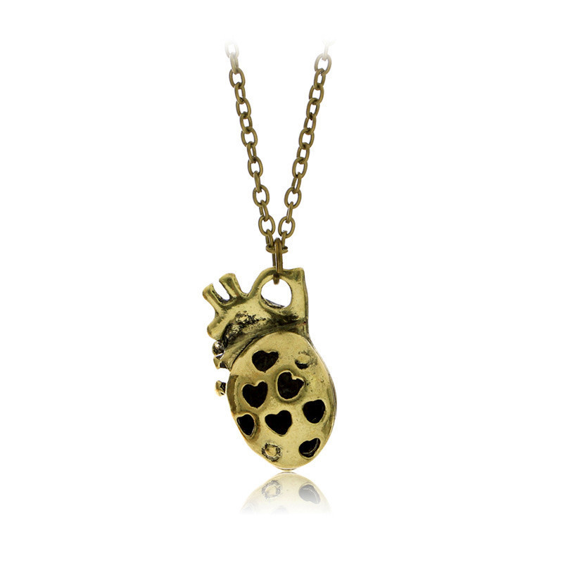 Men's Anatomical Heart Pendant Necklace accessories