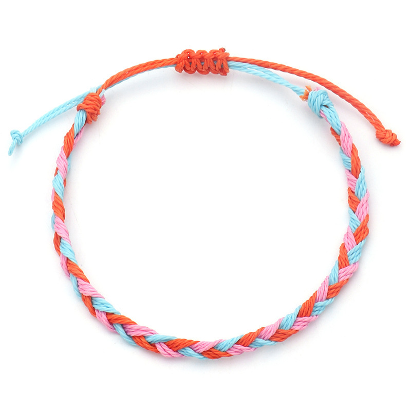 Girl Leather Charm Bracelet Fashion 3pcs/set Multilayer Women Adjustable Bangle