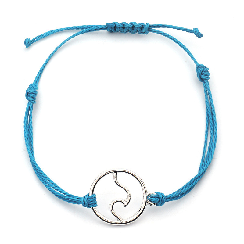 Girl Leather Charm Bracelet Fashion 3pcs/set Multilayer Women Adjustable Bangle