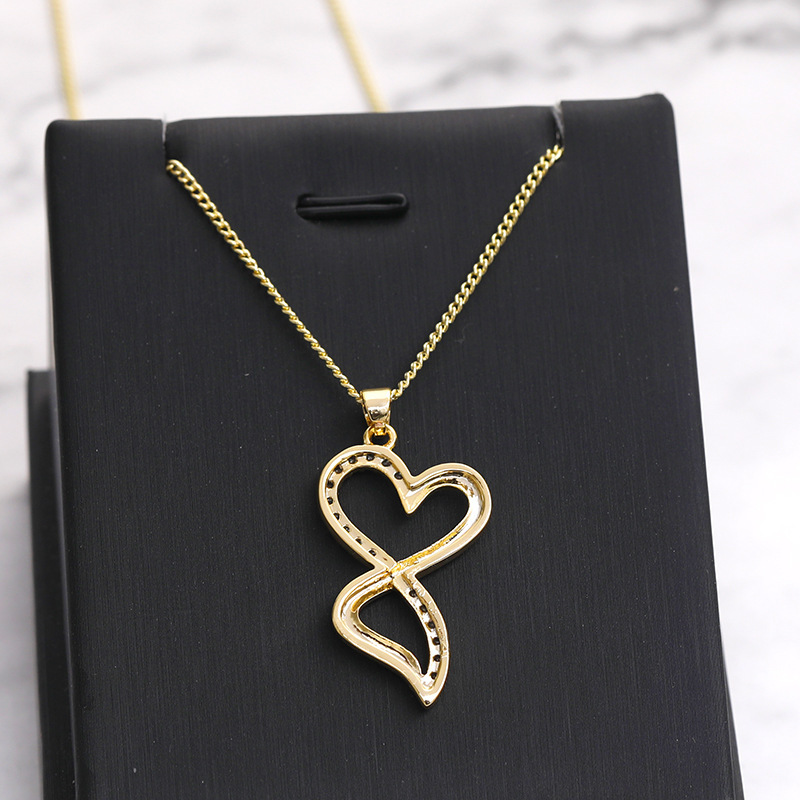 Mother's Day Necklace Pendant Gold and Silver Chic Mother and Child Love Heart Pendant Necklace The Best Gift for Mom