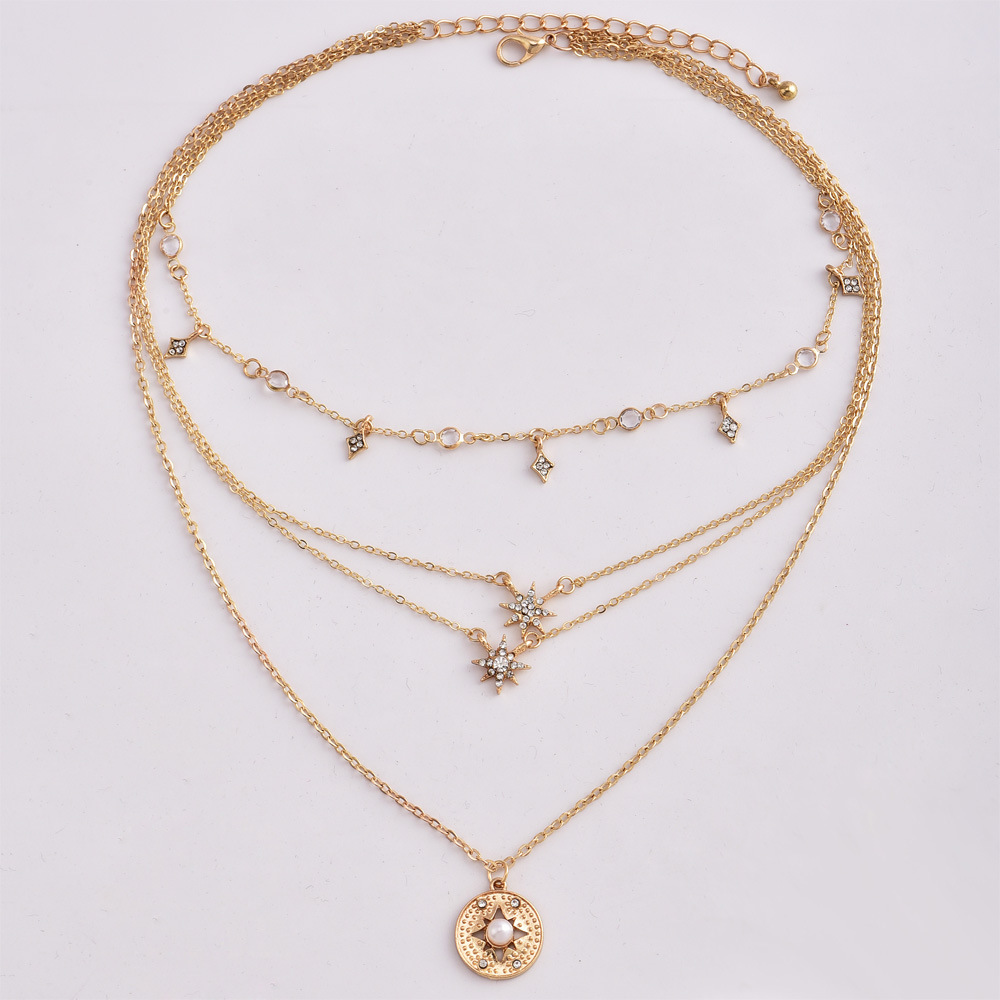 Fashion Women  Necklace Personalized Floral Pendant Necklace for Ladies