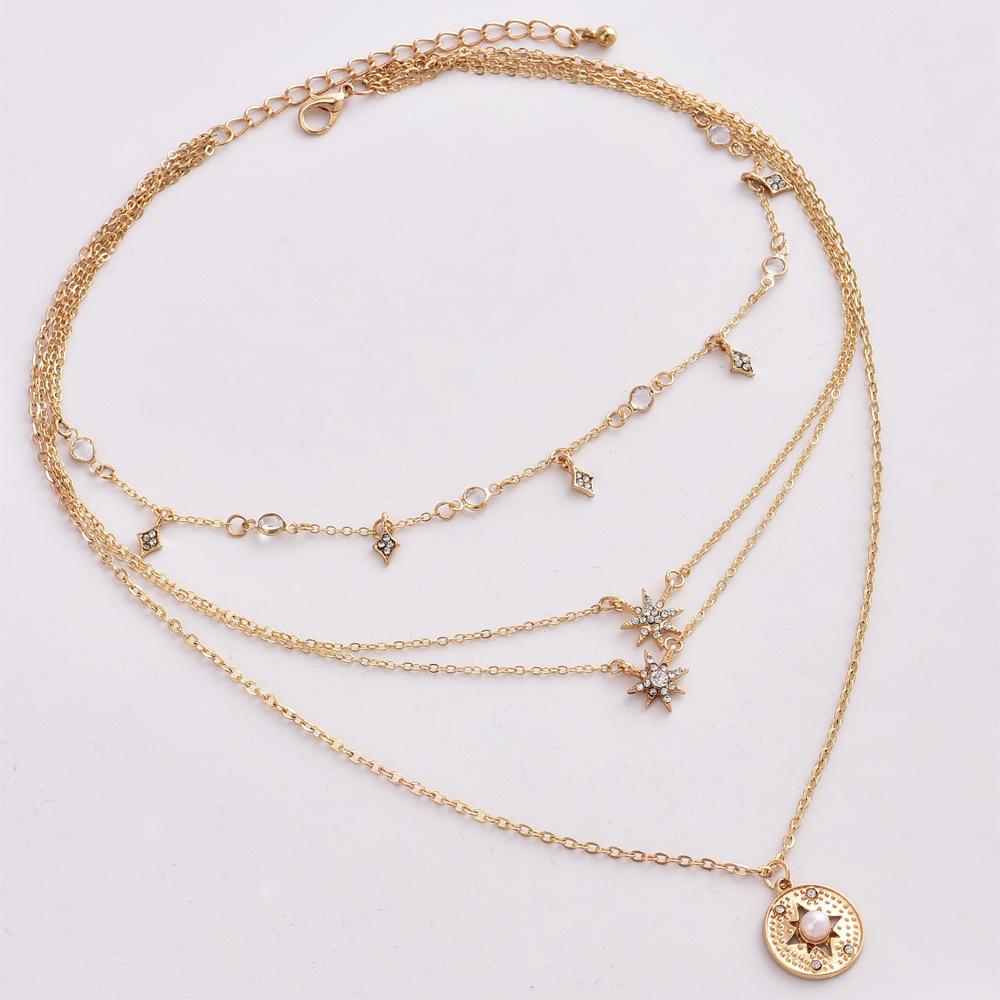 Fashion Women  Necklace Personalized Floral Pendant Necklace for Ladies
