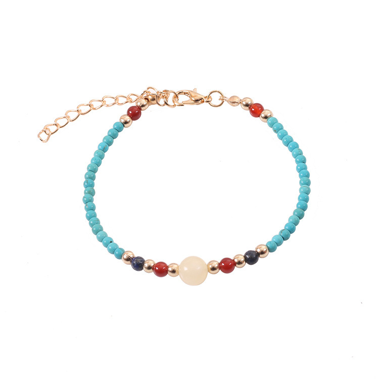 3MM Turquoise Beads Bracelet