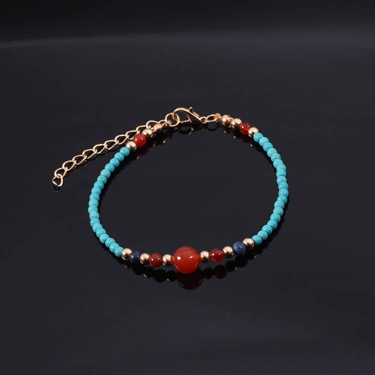 3MM Turquoise Beads Bracelet