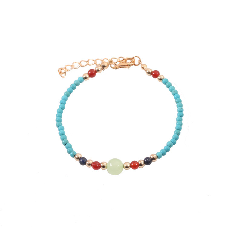 3MM Turquoise Beads Bracelet