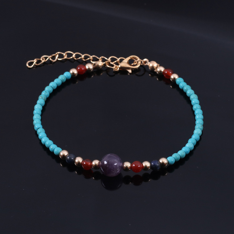 3MM Turquoise Beads Bracelet