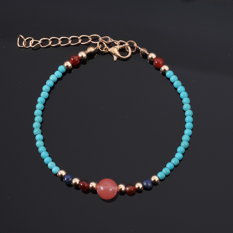 3MM Turquoise Beads Bracelet