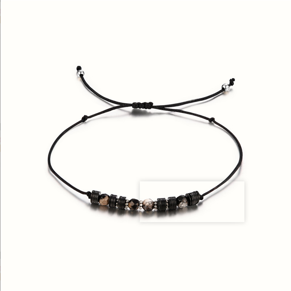 Handmade Adjustable Sea Shell Wrap Bracelet Bohemian String Braided Beads Anklets Gifts for Women Girls