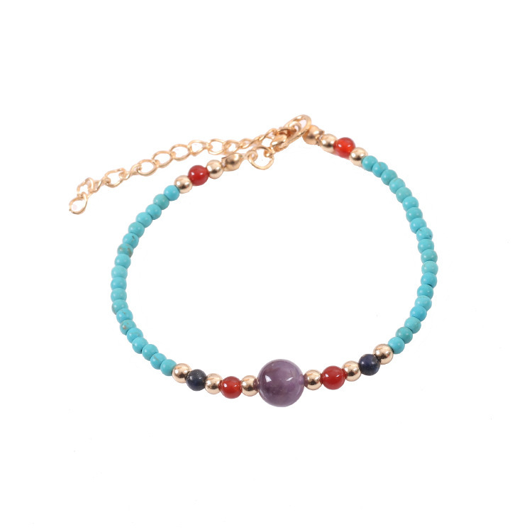 3MM Turquoise Beads Bracelet