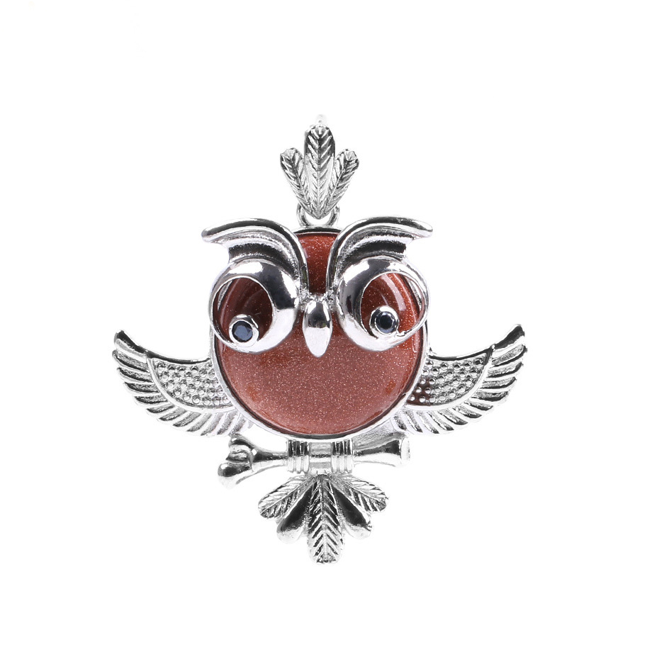 Women's Lucky Owl of Night Pendant Necklace and The Night Guardians Long Sweater Chain Owl Pendant Necklace Lovely Animal Pendant Necklace