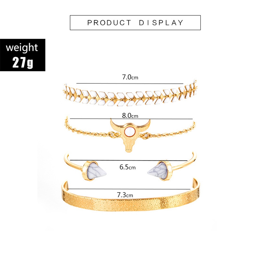 Gold Adjustable Olive Leaf Bracelets for Women Girls Wheat Spike Multiple Stackable Wrap Bangle Brangle Beach Foot Anklet …