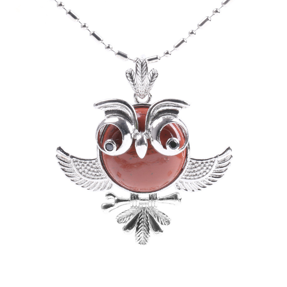 Women's Lucky Owl of Night Pendant Necklace and The Night Guardians Long Sweater Chain Owl Pendant Necklace Lovely Animal Pendant Necklace