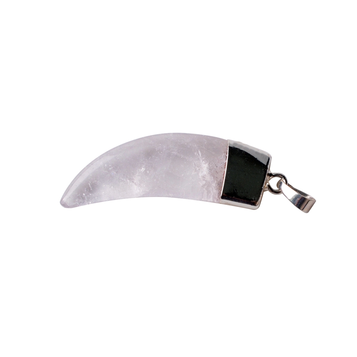 Ox Horn Pendant,Natural Stone Gold Plated Necklace Jewelry for Women and Girls