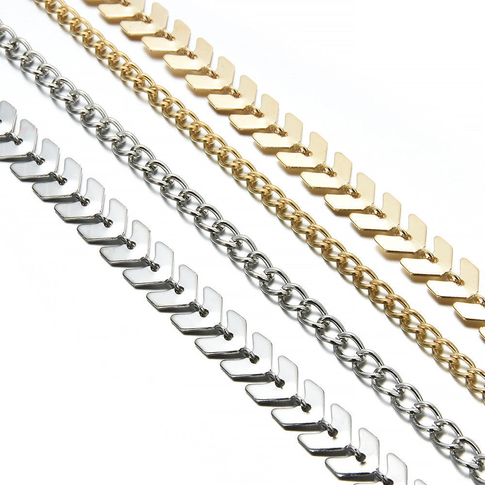 Fashion Fish Bone Chain Clavicle Short Necklace for Women and Girls