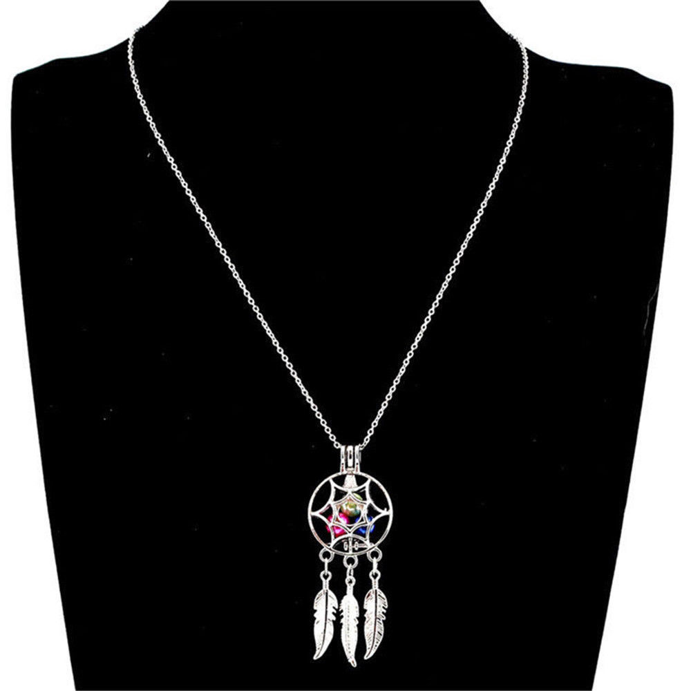 Vintage Dream Catcher Pearl Cage Necklace  Jewelry Making-for Oyster Pearls