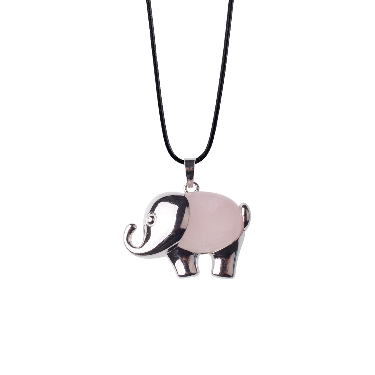 Necklace for Women，Luck Elephant Pendant Adjustable Necklace Jewelry for Women Girls