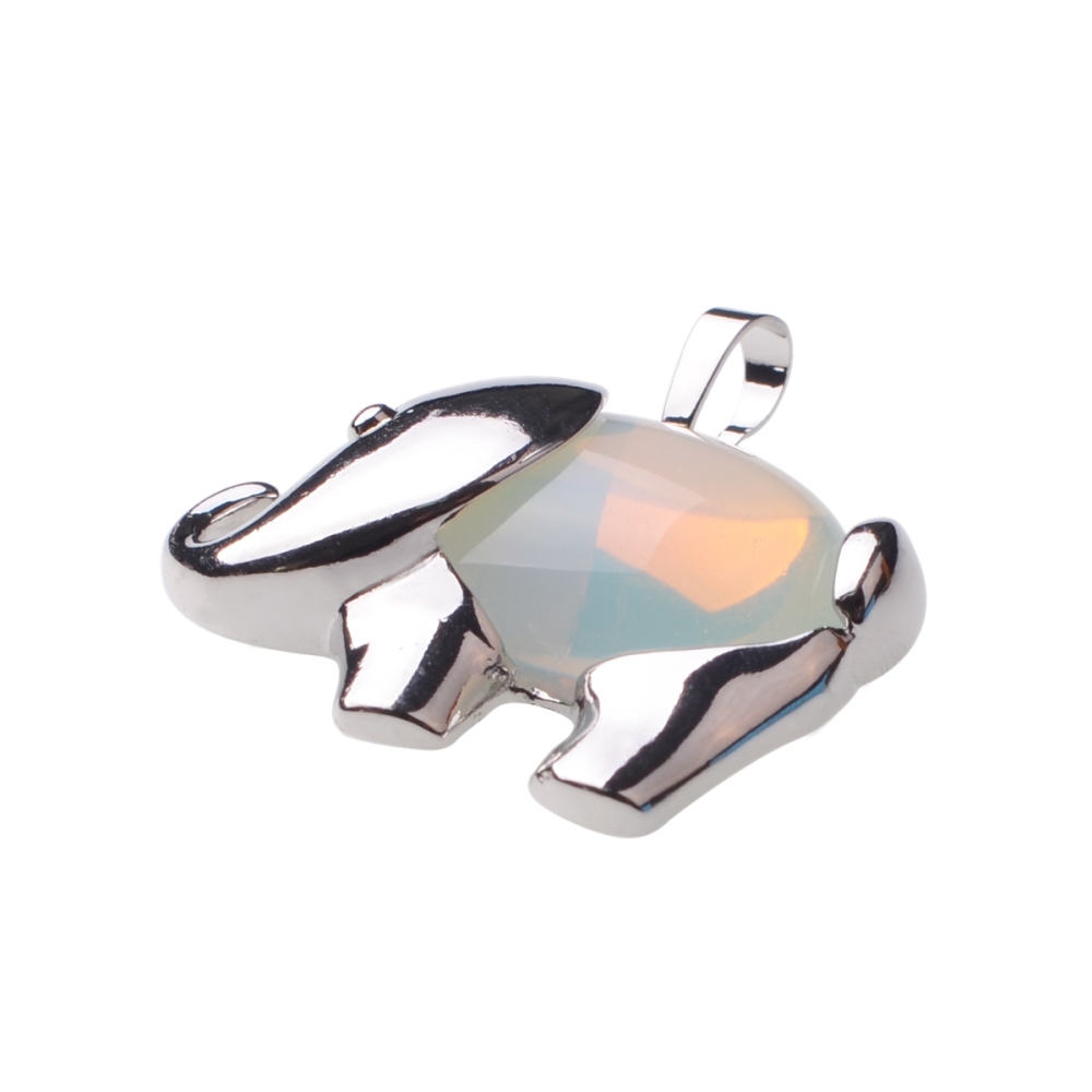 Necklace for Women，Luck Elephant Pendant Adjustable Necklace Jewelry for Women Girls
