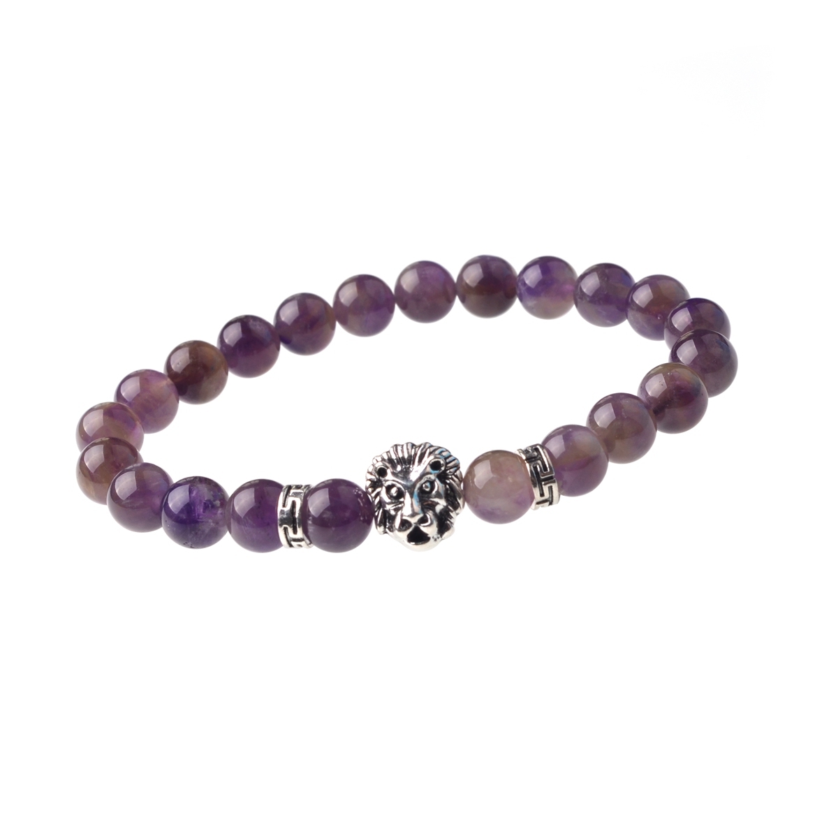 8MM Women Mens Natural Gemstone Healing Power Elastic Stretch Bracelet