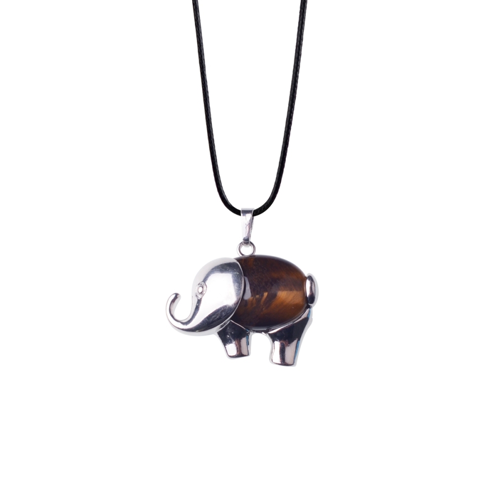 Necklace for Women，Luck Elephant Pendant Adjustable Necklace Jewelry for Women Girls