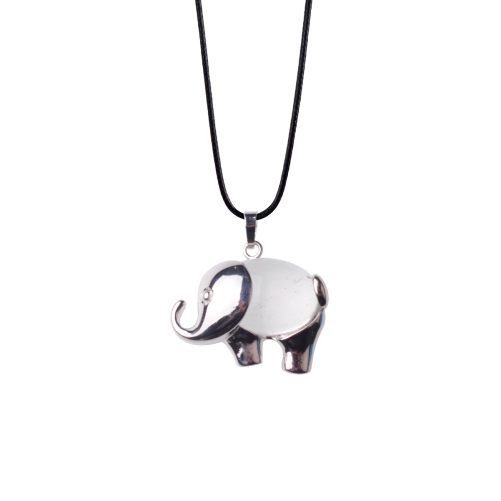Necklace for Women，Luck Elephant Pendant Adjustable Necklace Jewelry for Women Girls
