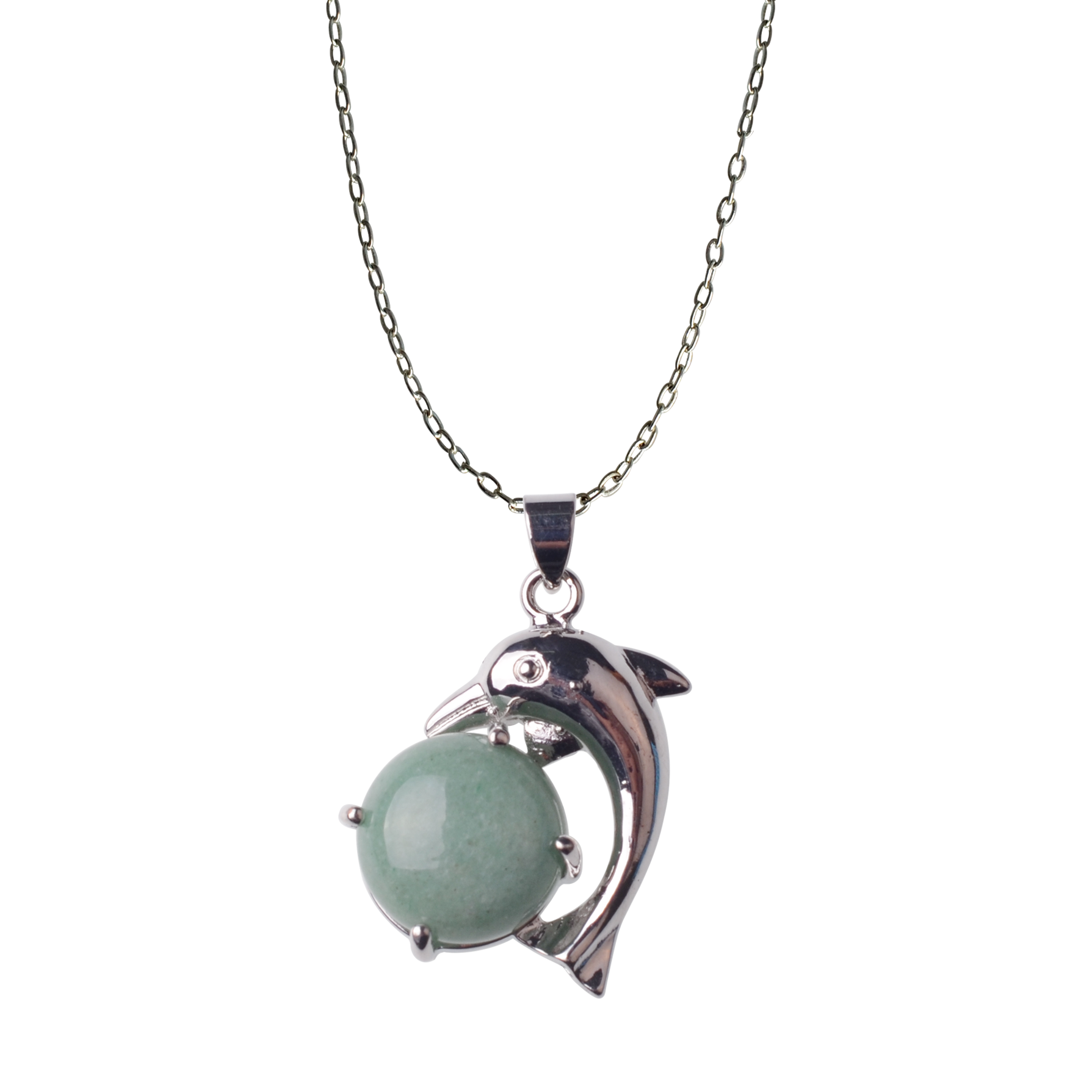 Dolphin Pendant Necklace for Mom Girlfriend Mother Day Birthday Jewelry Gift