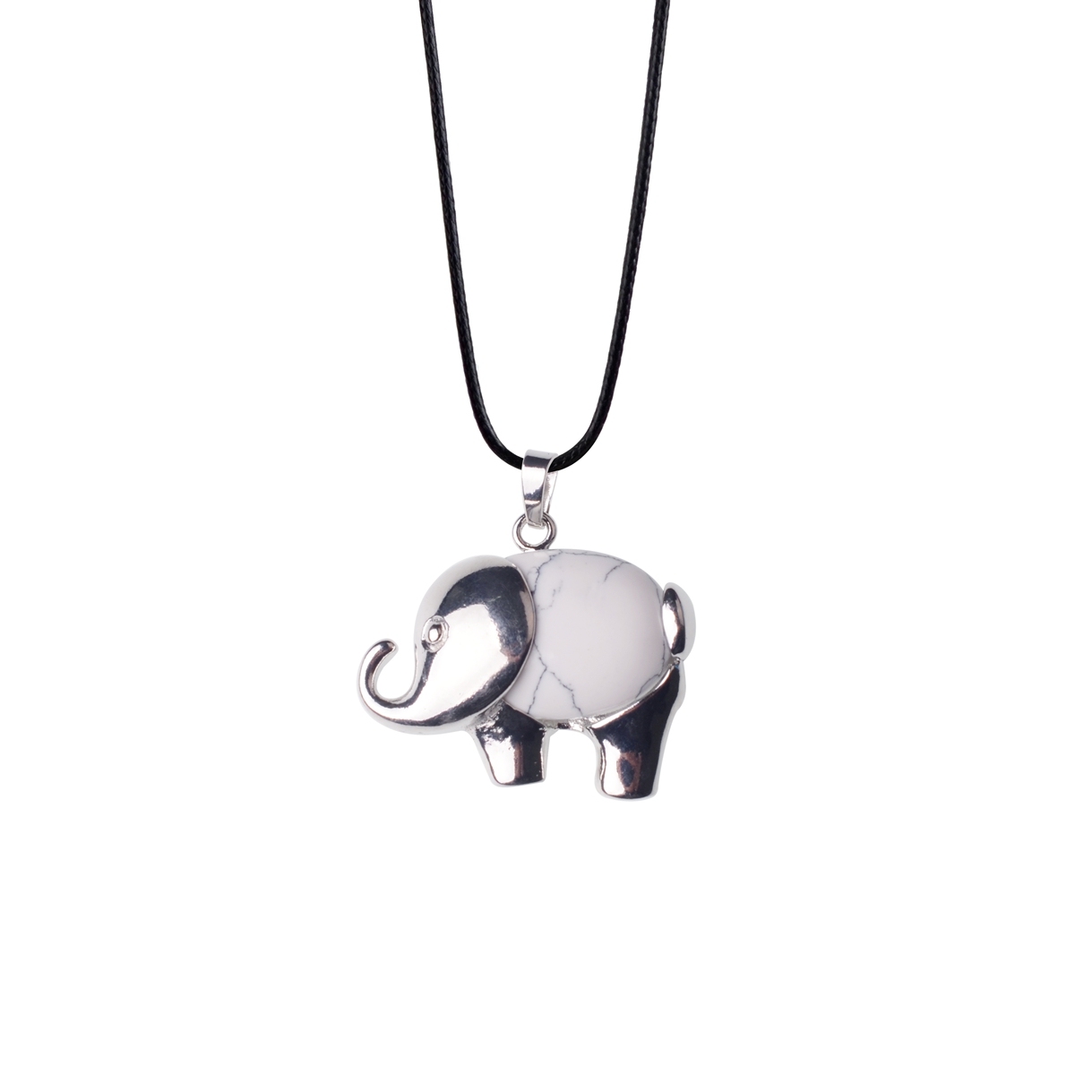 Necklace for Women，Luck Elephant Pendant Adjustable Necklace Jewelry for Women Girls
