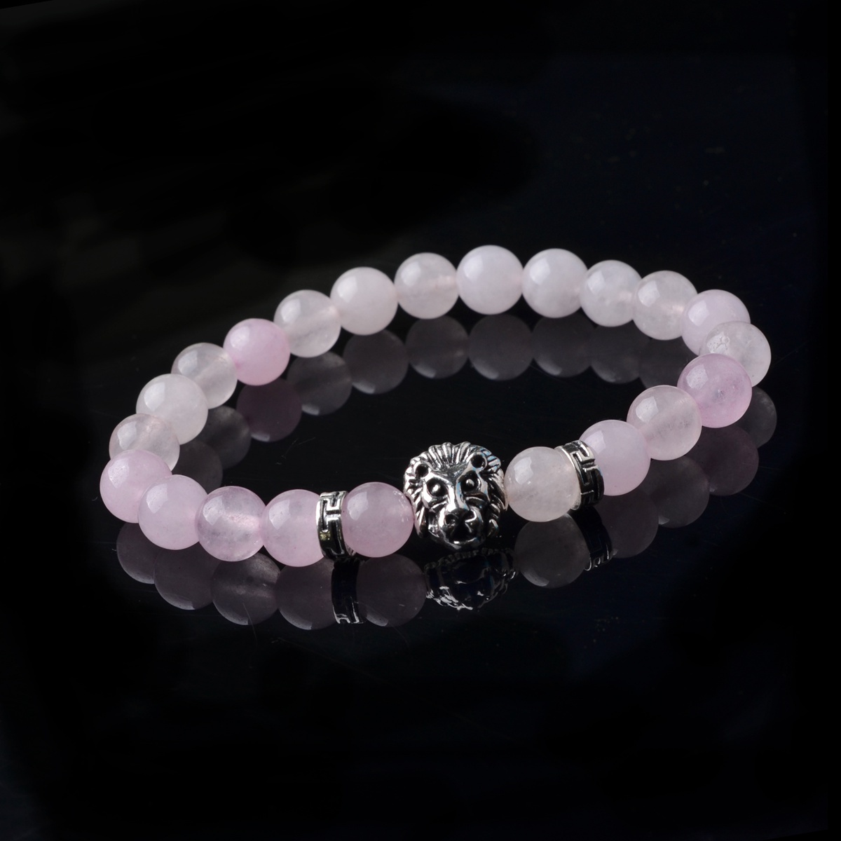 8MM Women Mens Natural Gemstone Healing Power Elastic Stretch Bracelet