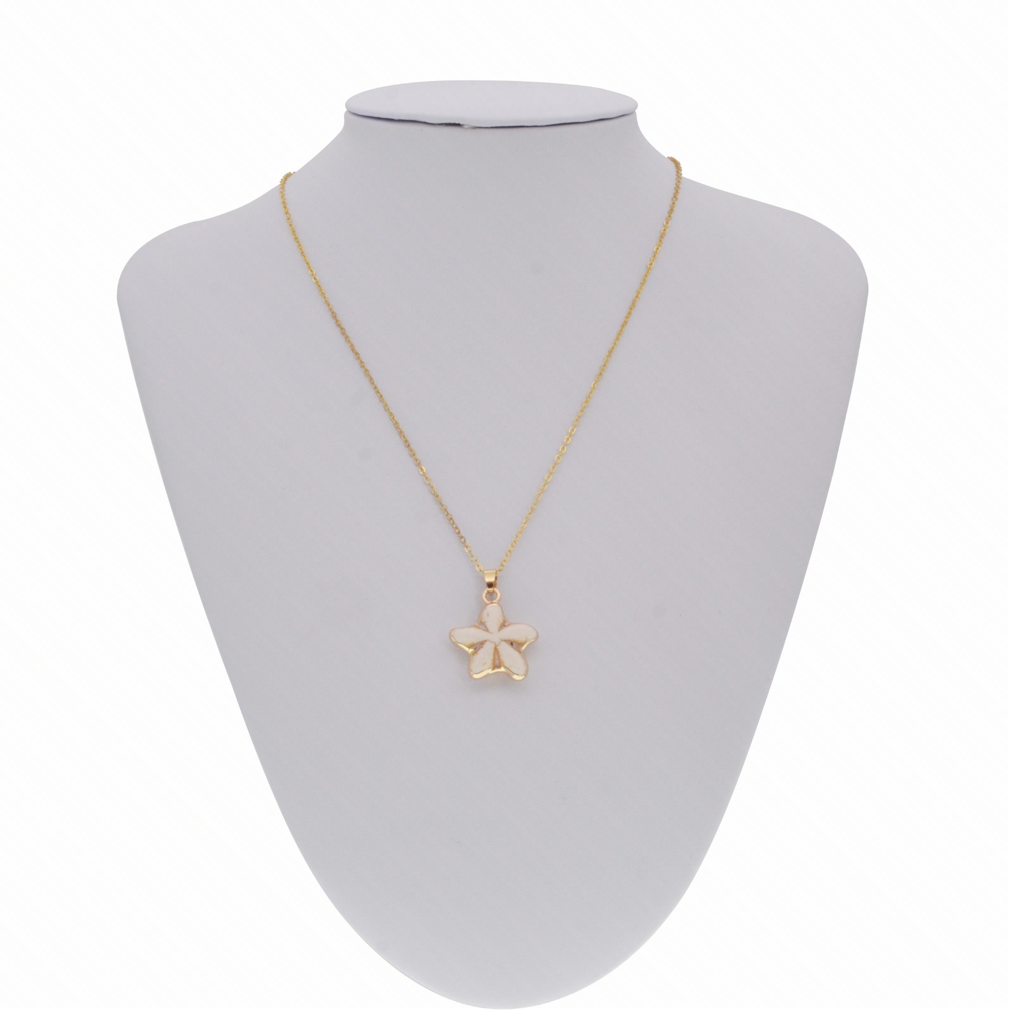 Starfish Pendant,Natural Stone Necklace for Women and Girls