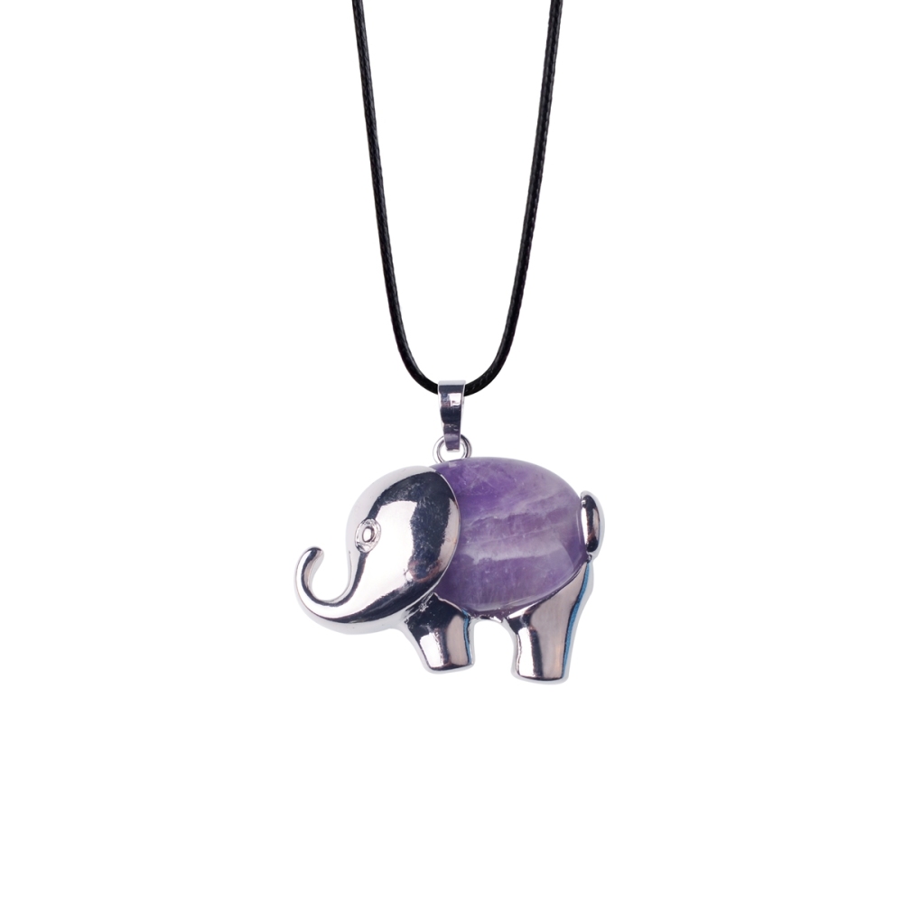 Necklace for Women，Luck Elephant Pendant Adjustable Necklace Jewelry for Women Girls