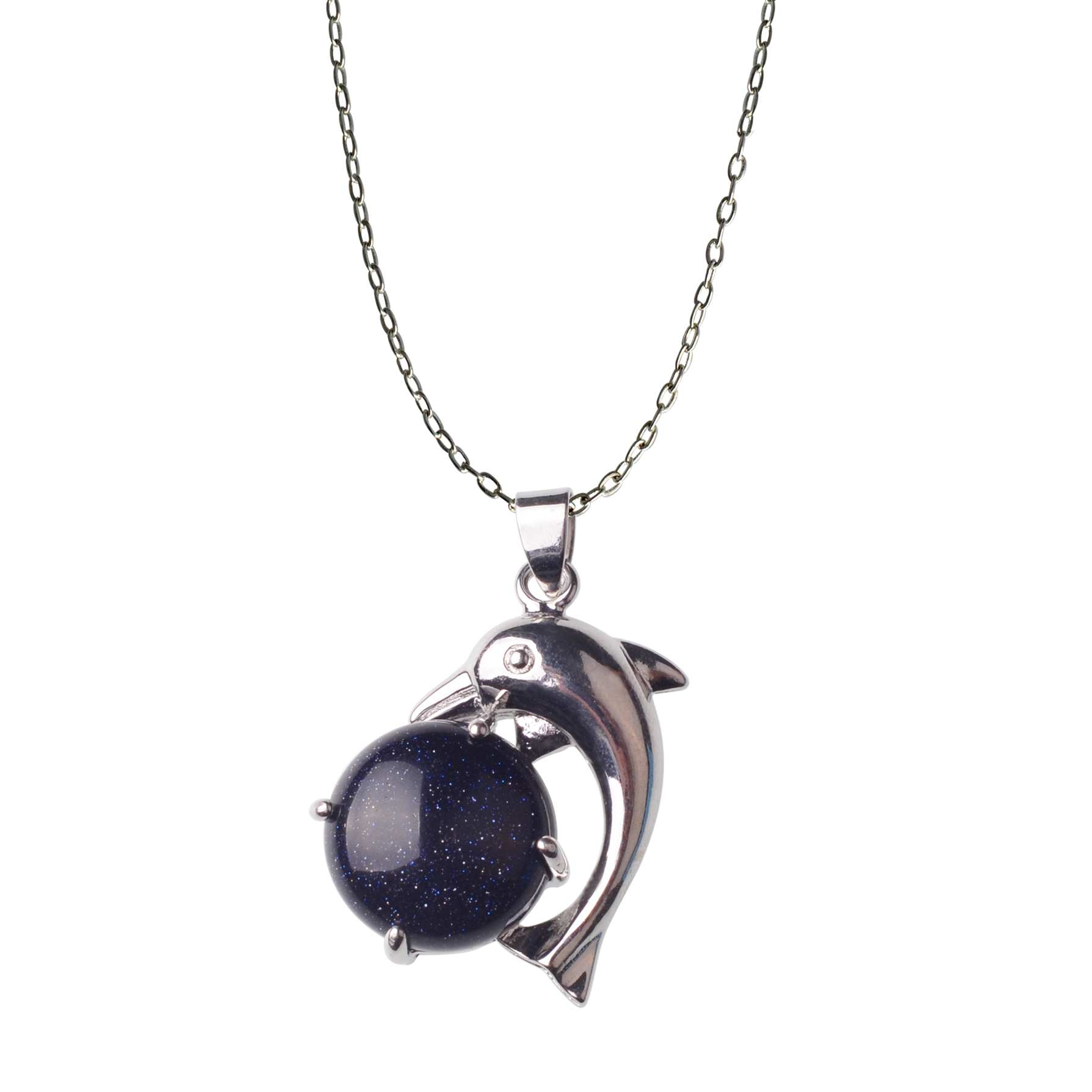 Dolphin Pendant Necklace for Mom Girlfriend Mother Day Birthday Jewelry Gift