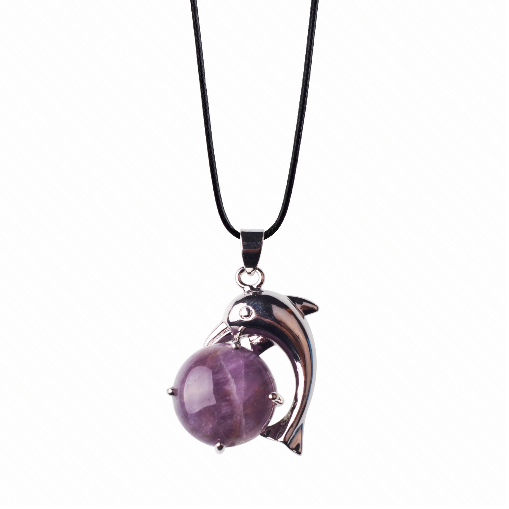 Dolphin Pendant Necklace for Mom Girlfriend Mother Day Birthday Jewelry Gift