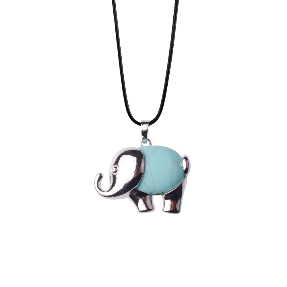 Necklace for Women，Luck Elephant Pendant Adjustable Necklace Jewelry for Women Girls