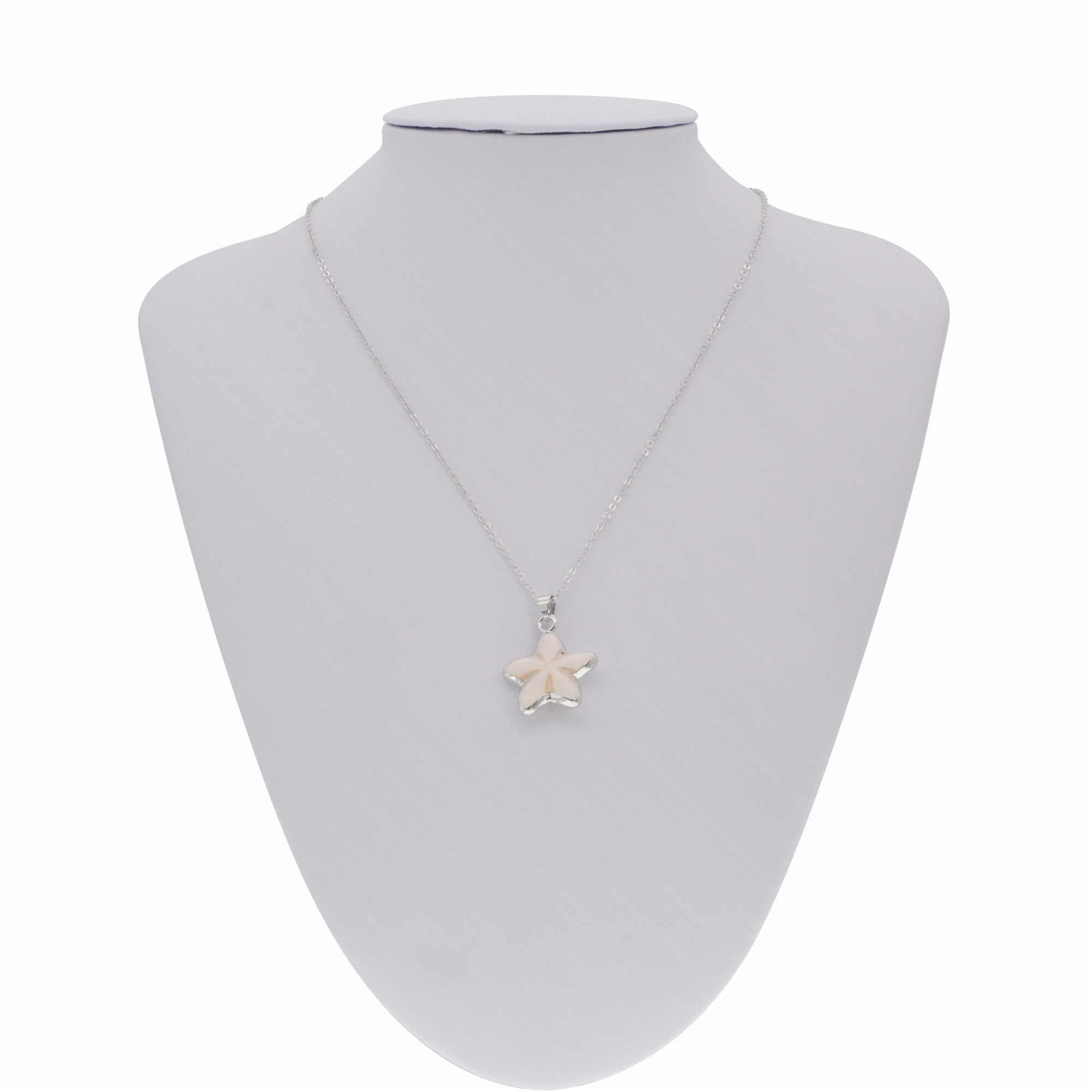 Starfish Pendant,Natural Stone Necklace for Women and Girls