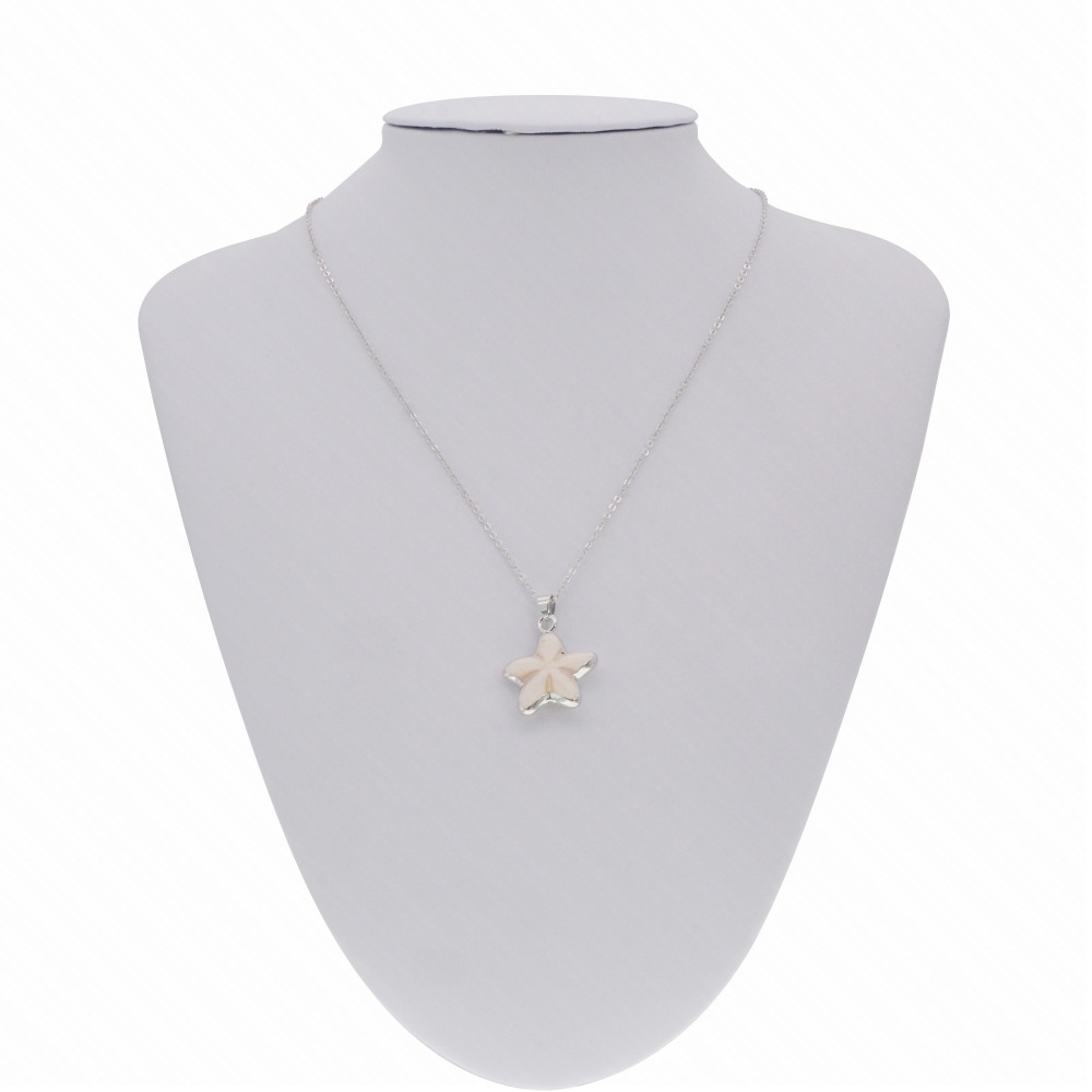 Starfish Pendant,Natural Stone Necklace for Women and Girls