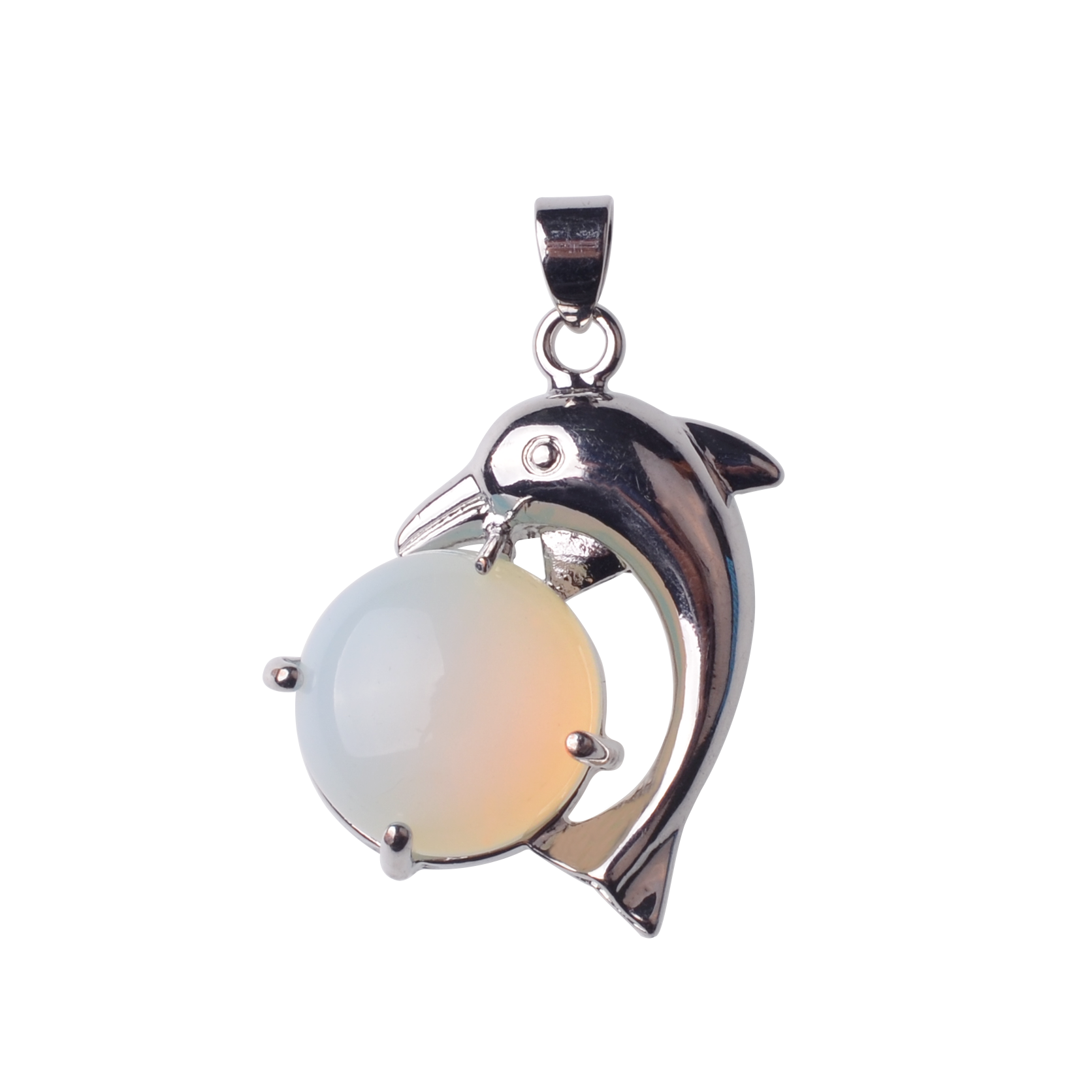 Dolphin Pendant Necklace for Mom Girlfriend Mother Day Birthday Jewelry Gift