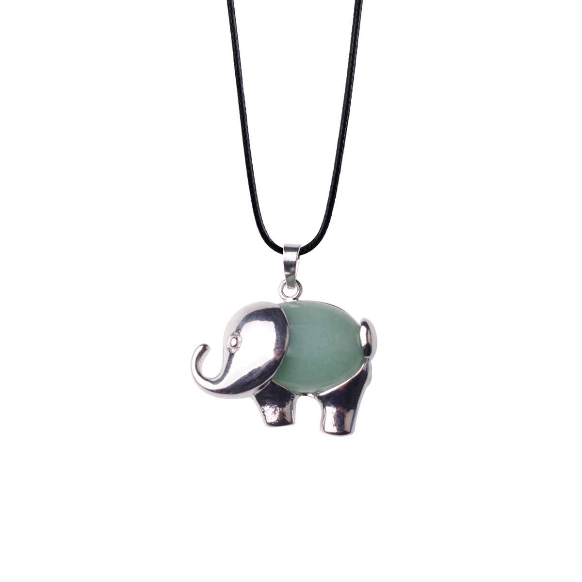 Necklace for Women，Luck Elephant Pendant Adjustable Necklace Jewelry for Women Girls
