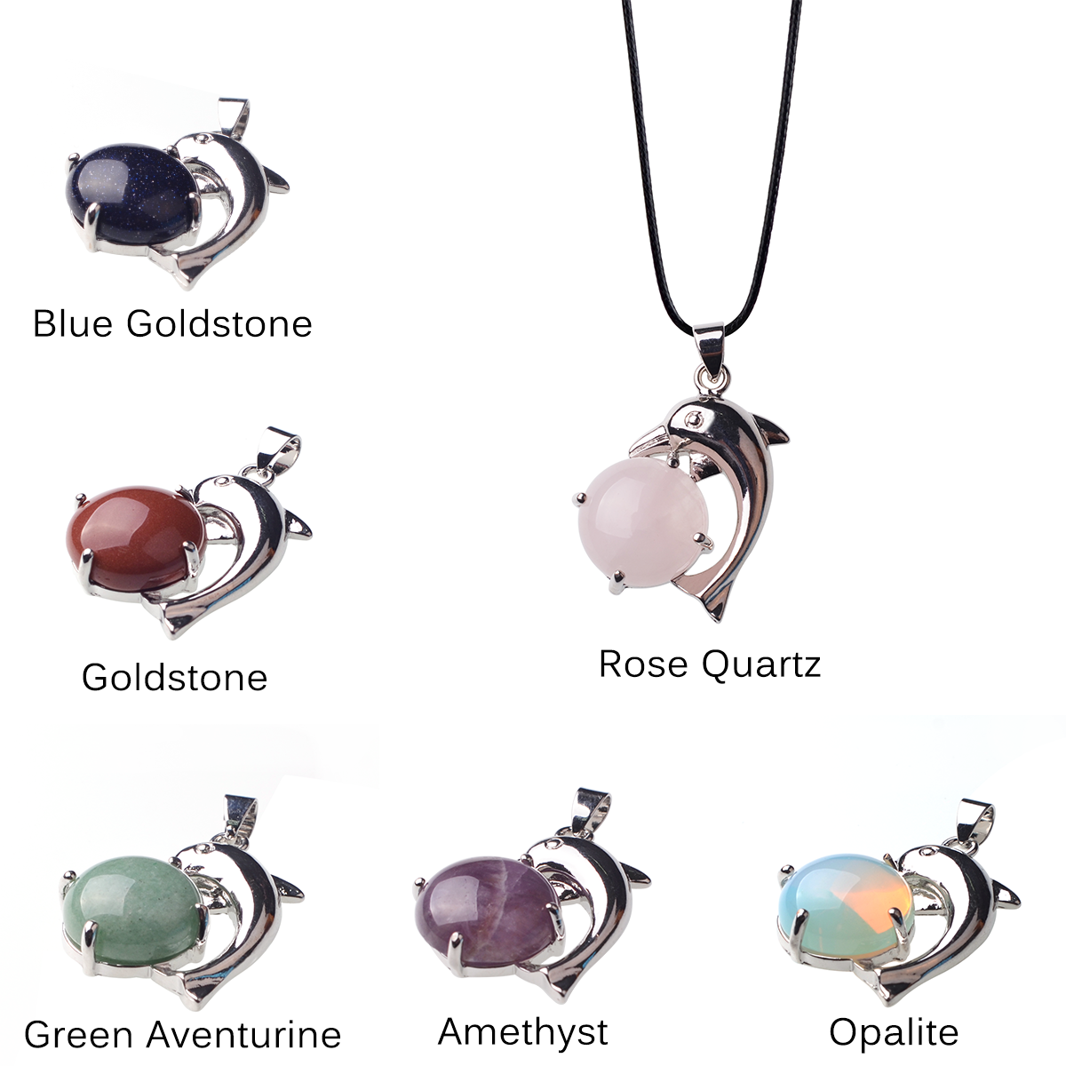 Dolphin Pendant Necklace for Mom Girlfriend Mother Day Birthday Jewelry Gift
