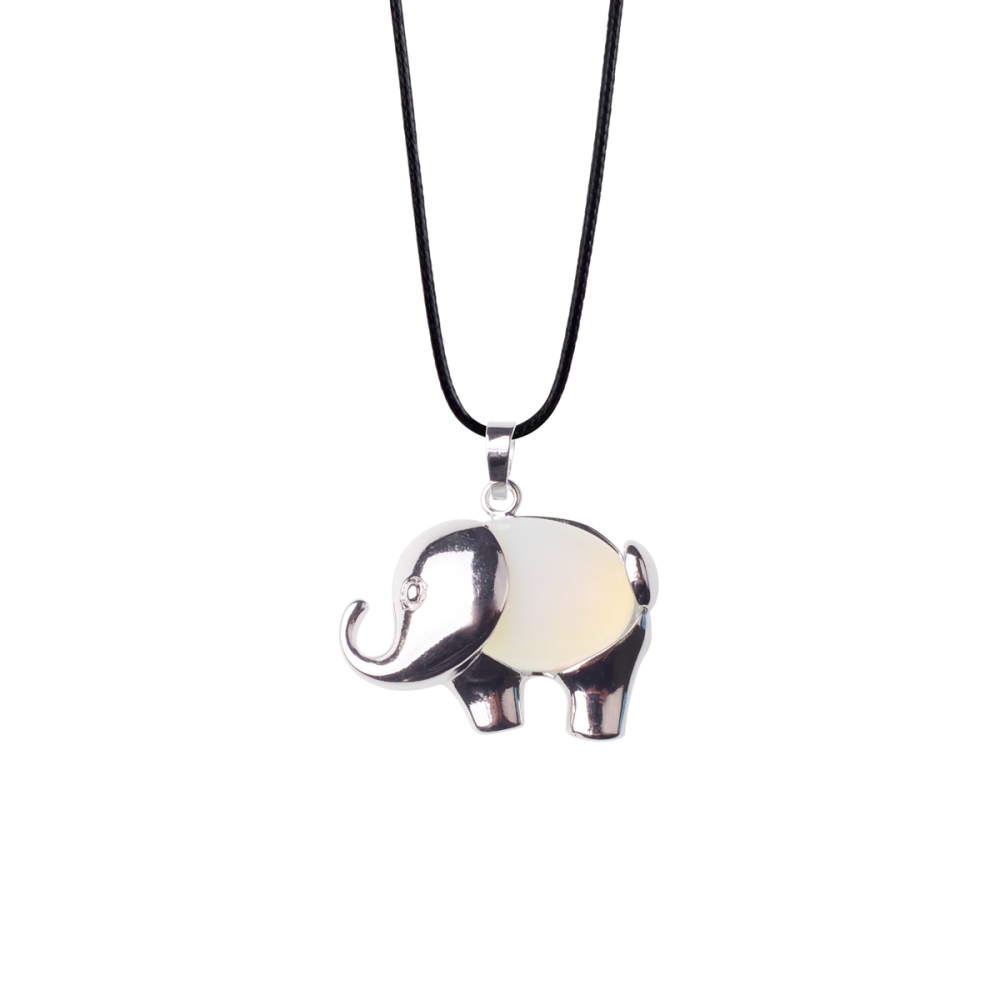 Necklace for Women，Luck Elephant Pendant Adjustable Necklace Jewelry for Women Girls