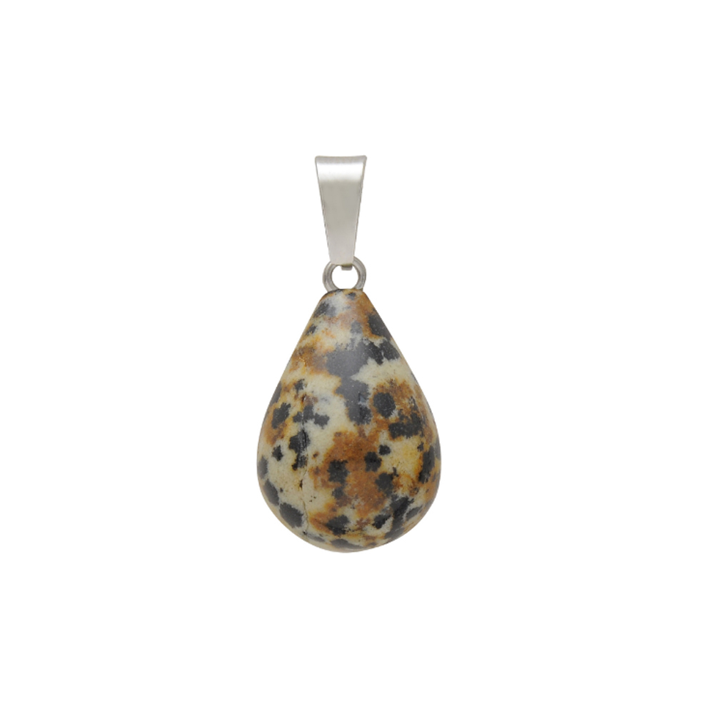 30 Colors Waterdrop Shape Natural Gemstone Pendant Necklace Women Round Water Tear Drop Teardrop Crystal Pendants Jewelry