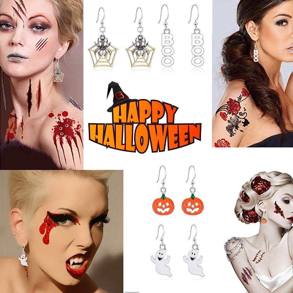 11 Color Garden Halloween Theme Halloween Earrings Jewelry Set Gifts for Women Girls.