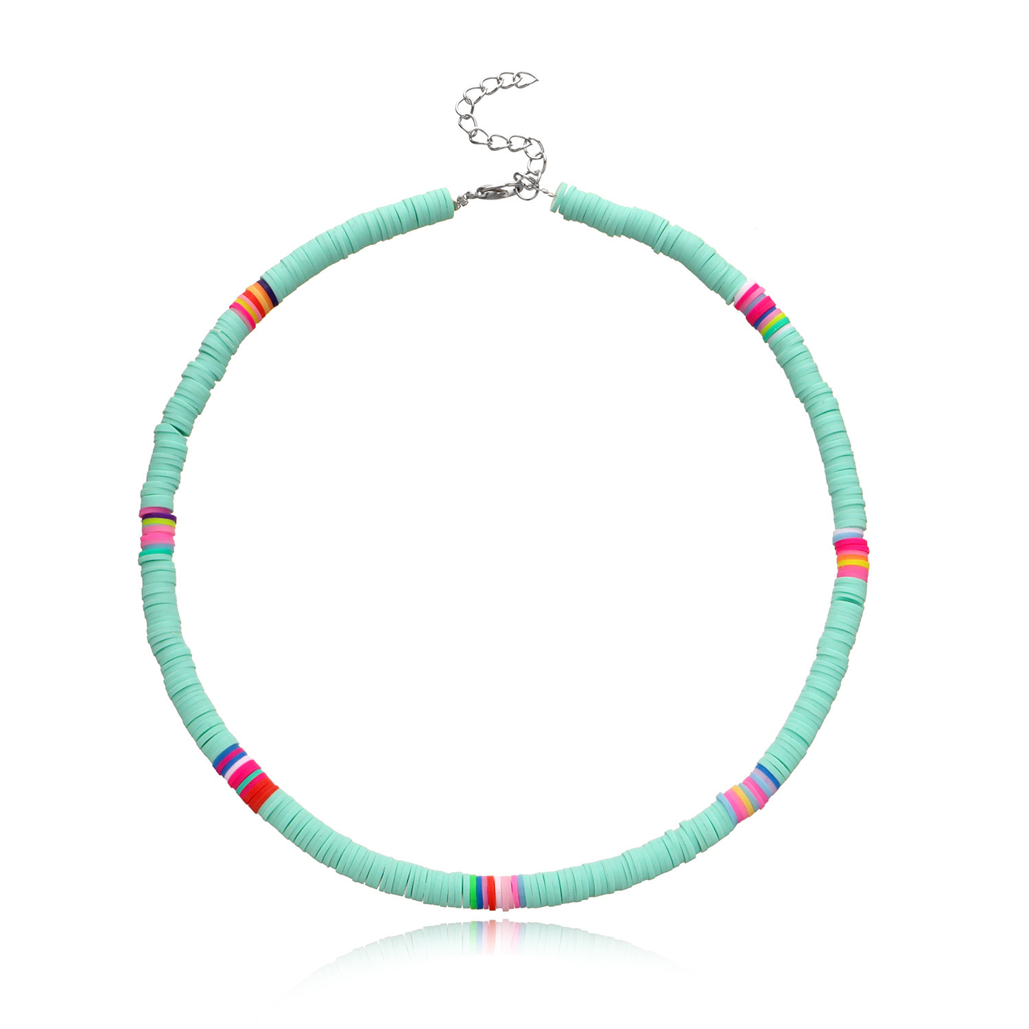 Boho Surfer Beaded Choker Necklace for Holiday Women Girls