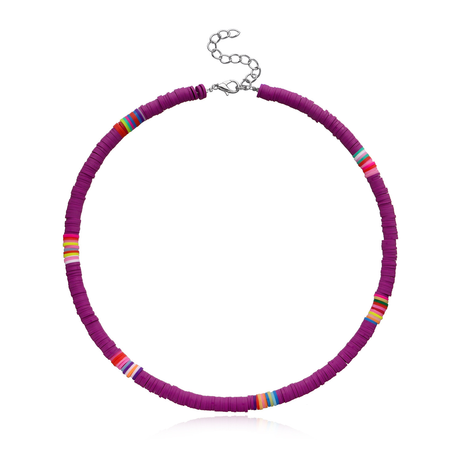 Boho Surfer Beaded Choker Necklace for Holiday Women Girls