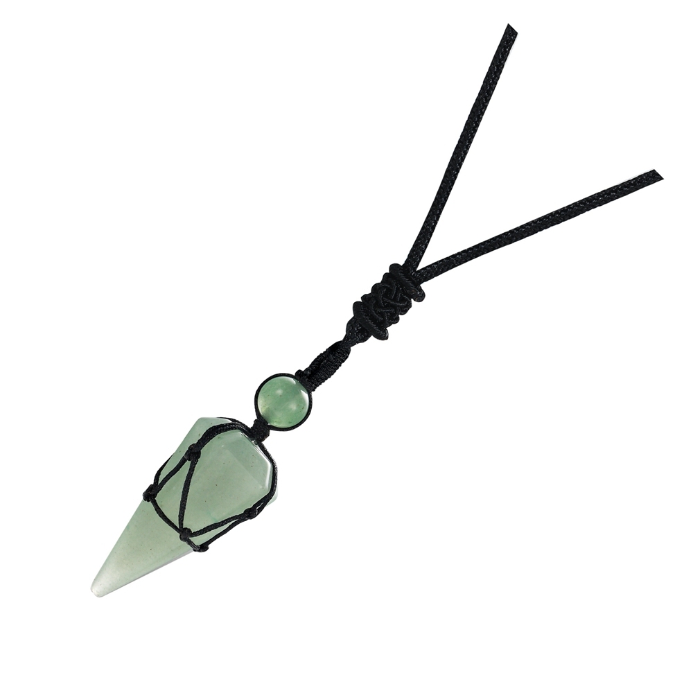 Natural Crystal Quartz Pendant Necklace Double Point Faceted Cut Healing Stone Jewelry for women Men