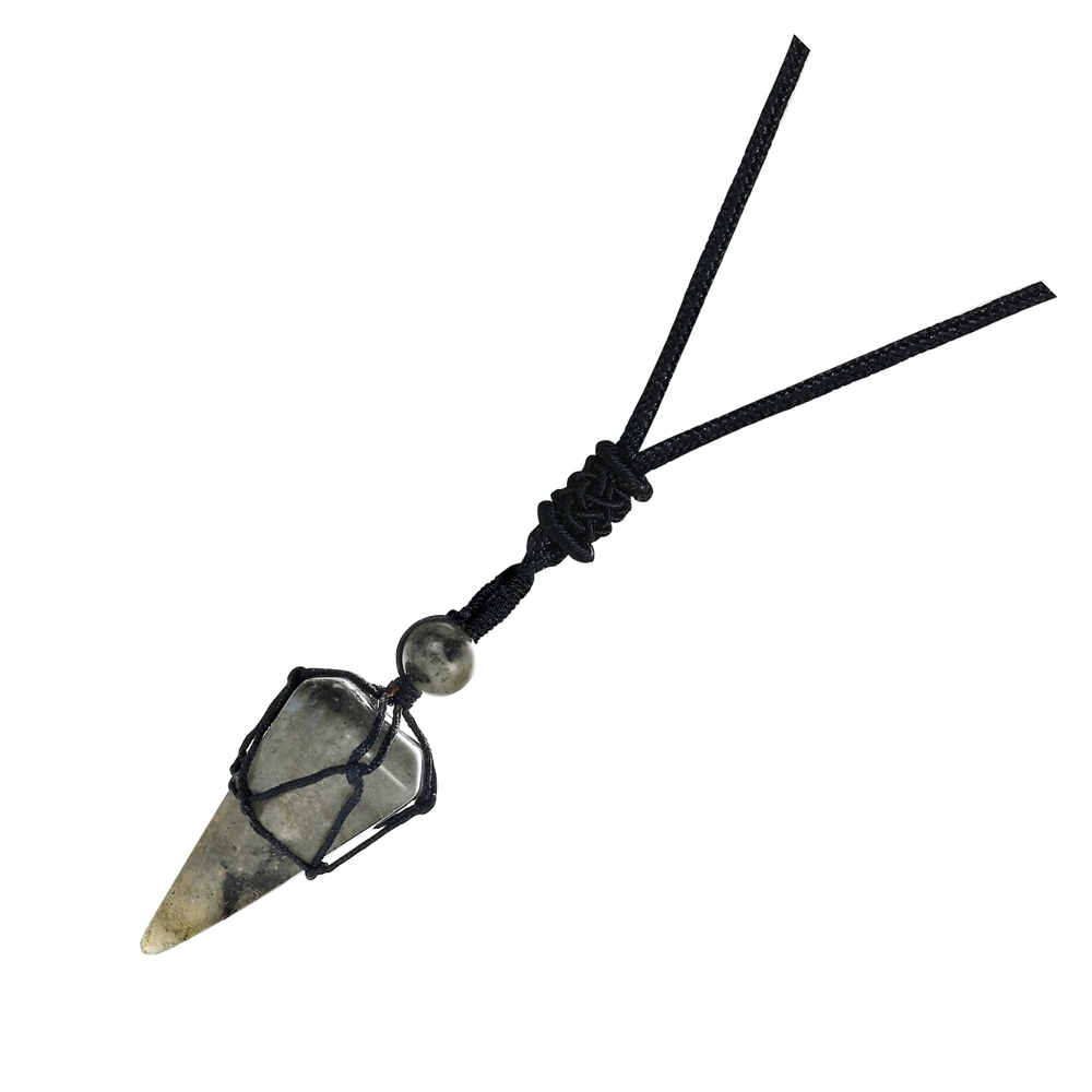 Natural Crystal Quartz Pendant Necklace Double Point Faceted Cut Healing Stone Jewelry for women Men