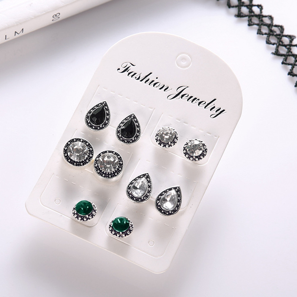 Women's Earring Set  Stud Chakra Charms Healing Yoga Earring for Girl friend Gift Party