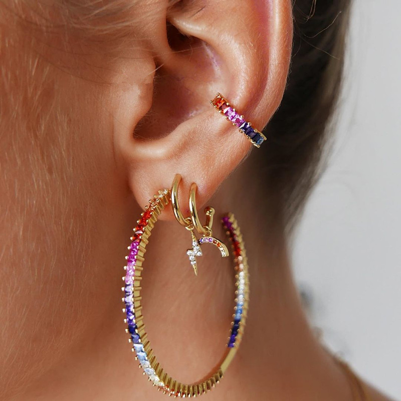 6 Pairs Women's Earring Set Stud Earring for girl SE9411